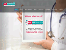 Tablet Screenshot of pilesfistulatreatment.com